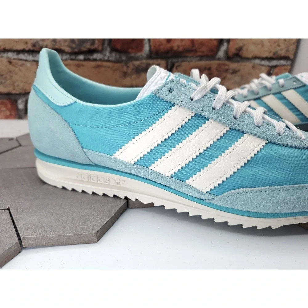 adidas Originals SL 72 OG W Aqua Mint Sky Blue White Women Sz 10 Retro Running